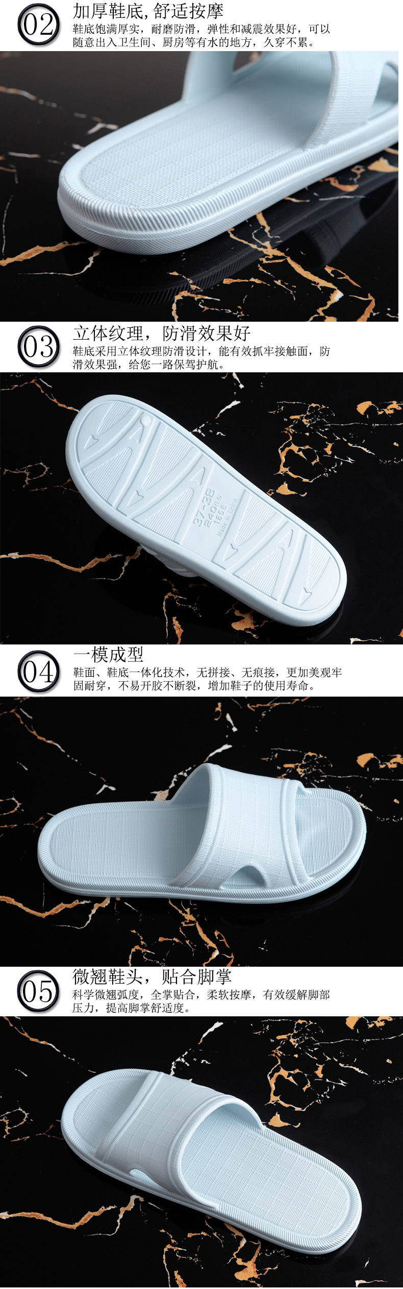 Xinglun nhà cao su đàn hồi cao su siêu nhẹ mặc nam và nữ bốn mùa phòng tắm mùa hè đôi dép nhà và dép dép nhựa đi trong nhà tắm