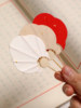 Mini Pocket Bookmark Small Fan Chinese Style Creative Toothpick Fan DIY Handwritten Palm Fan Blank Hand-Painted Fan