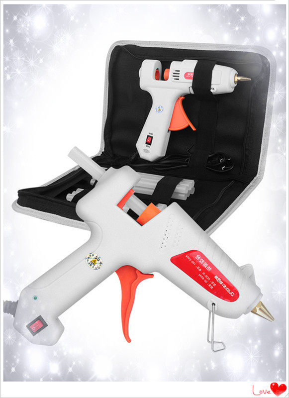 Hot melt glue gun household children's handmade diy high-viscosity glue gun professional new power supply manual live hot sol