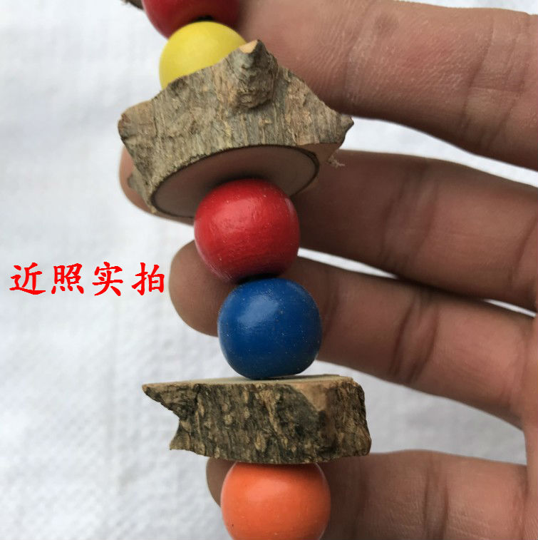 Parrot swing pepperwood chim đồ chơi peppercorns cắn đồ chơi vẹt cung cấp với swing gỗ 5 miếng - Chim & Chăm sóc chim Supplies lồng cu gáy