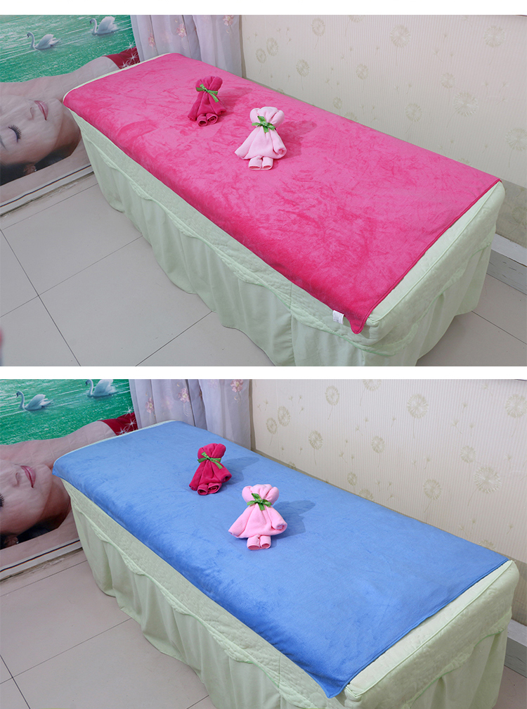 Beauty salon khăn tắm dành cho người lớn massage khăn trải giường vật lý trị liệu cửa hàng chân tắm khách sạn giường đặc biệt siêu thấm khăn lớn bán buôn khăn trải giường