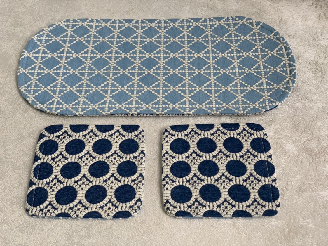 Treasures handmade custom Japan-style embroidery Non-all-Sichuan Ming one person afternoon Tea-meal cup mat insulation 