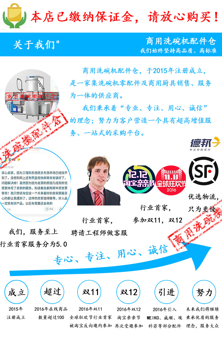 Другие изделия из пластика 高达hobart洗碗机门导轨滚轮套装 am900/amx门罩滑轮螺丝轴套配件