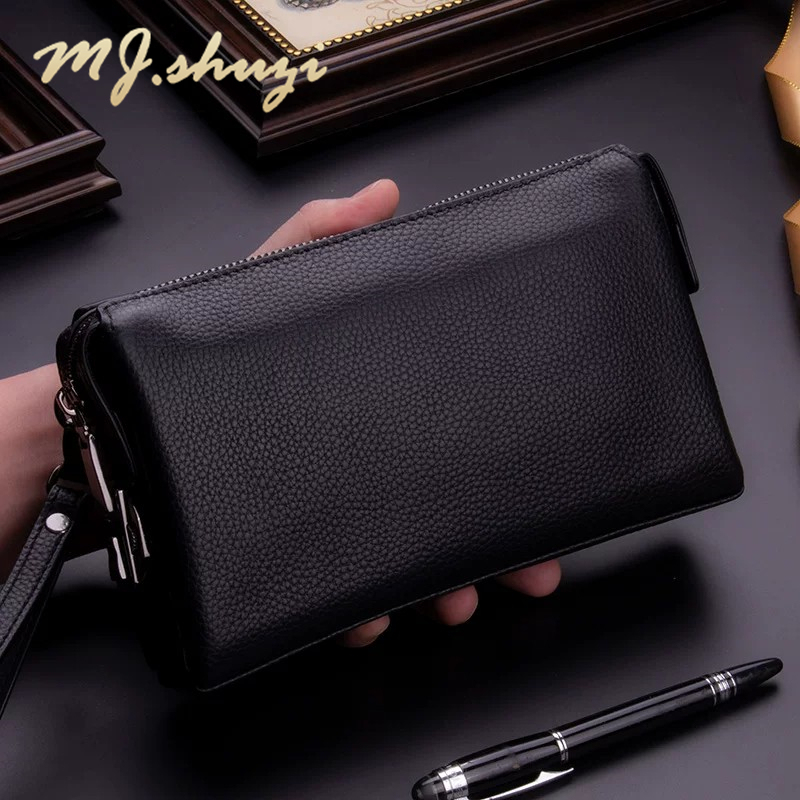 Men's Genuine Leather Clutch Bag, Men's Handbag with Password Lock, Large Capacity, Fashionable and Casual Trendy Clutch Men's Genuine Leather Clutch Bag, Men's Handbag with Password Lock, Large Capacity, Fashionable and Casual Trendy Clutch