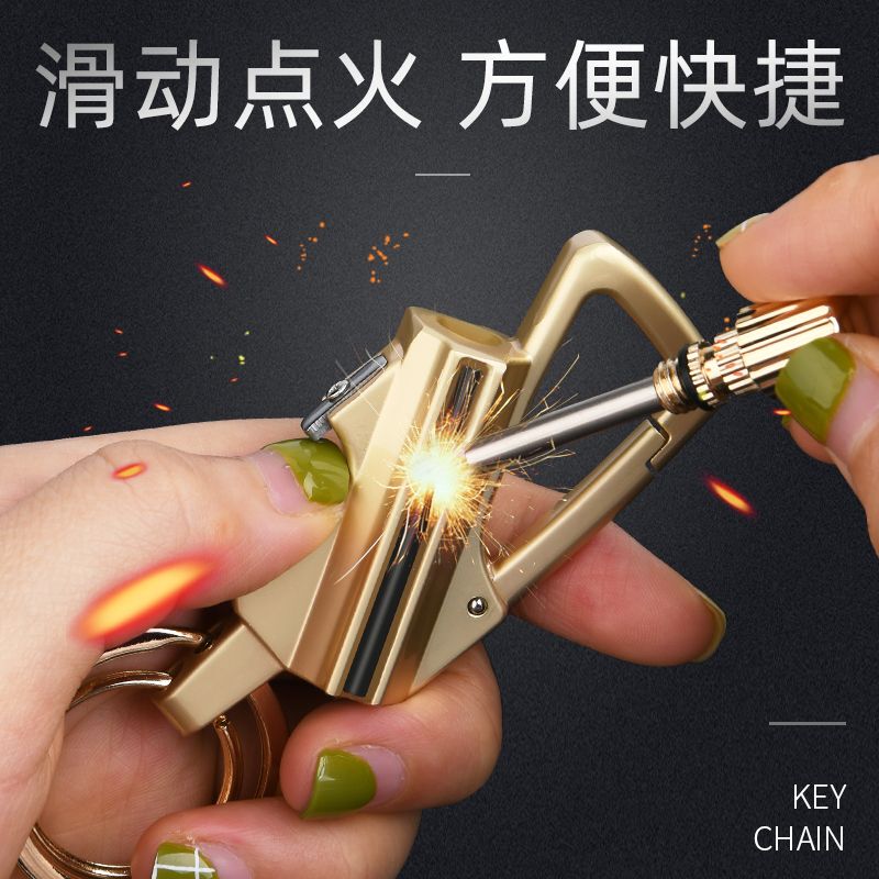 Keychain with Advanced Technology, Multifunctional Three-In-One Lighter Keychain, Unisex Waist Hanging Ring Chain Pendant, Unique and Creative Keychain with Advanced Technology, Multifunctional Three-In-One Lighter Keychain, Unisex Waist Hanging Ring Chain Pendant, Unique and Creative