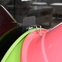 Kitchen toilet stainless steel non-marking hook non-perforated washbasin adhesive hook holder suction cup storage rack cutting board adhesive hook