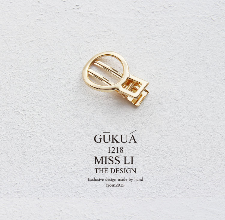 773 clip tóc kim loại hoang dã đơn giản Châu Âu và Hoa Kỳ retro rỗng hình học tình yêu thỏ bangs clip kẹp tóc phụ kiện tóc kẹp tóc cho bé gái