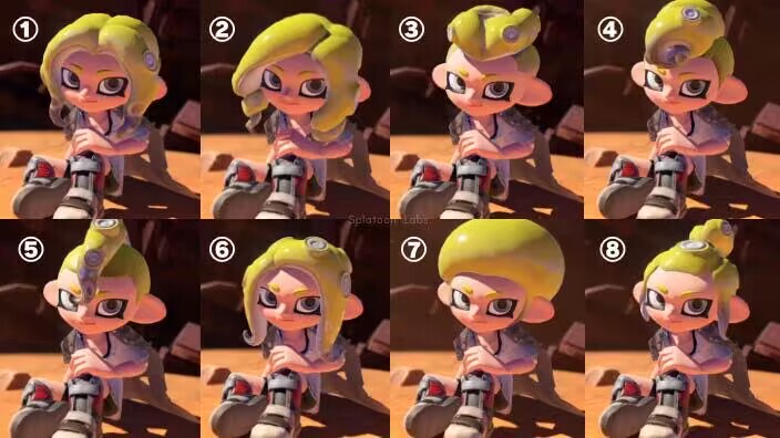 【Moon Surgery】Splatoon 3 Octopus 12-Point Hairstyle Mold Replica Group Purchase