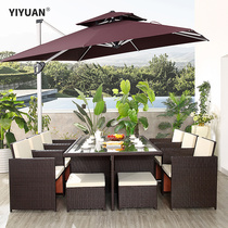 Outdoor table and chair Fuji chair Balcony courtyard outdoor leisure terracegarden waterproof sun proof and sun-proof