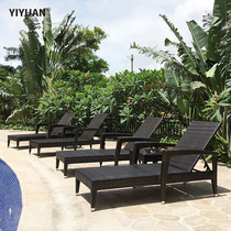 Outdoor swimming pool lying pool balcony balcony garden lying bedroom outdoor leisure vine beach chair