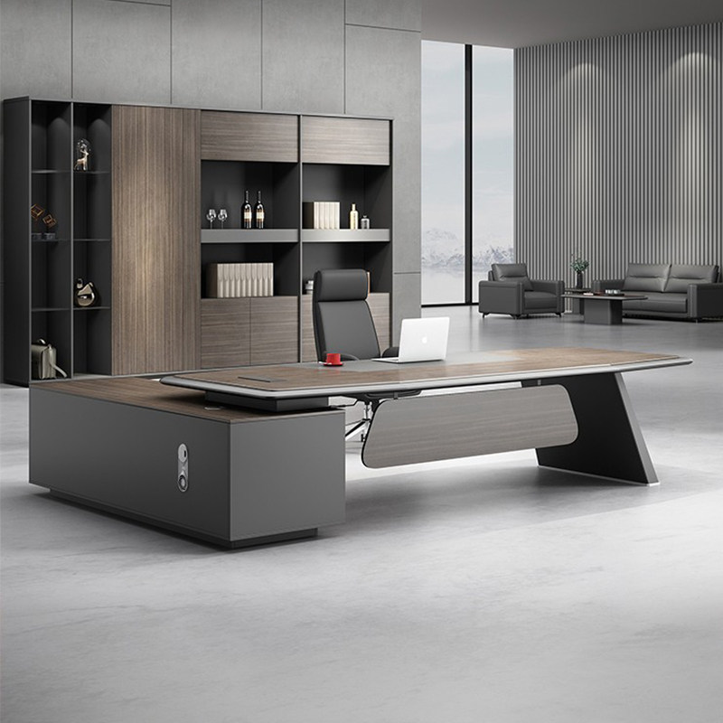 Minimalist modern desk boss Desk Manager's desk and chairs Combined Grand Bandstand Manager's computer desk