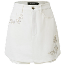 (Same style in shopping malls) MAXRIENY exquisite daily style A-line layered short culottes 2024 summer new style