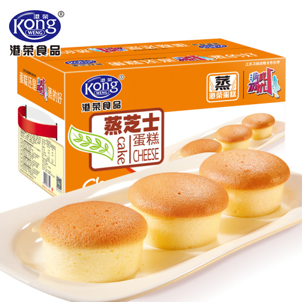港荣 蒸芝士蛋糕 1000g整箱 天猫优惠券折后￥29.9包邮（￥39.9-10）