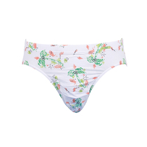 YESCODE Korean male youth mid-waist lifting hip pure cotton soft and comfortable and breathable tight triangular underwear