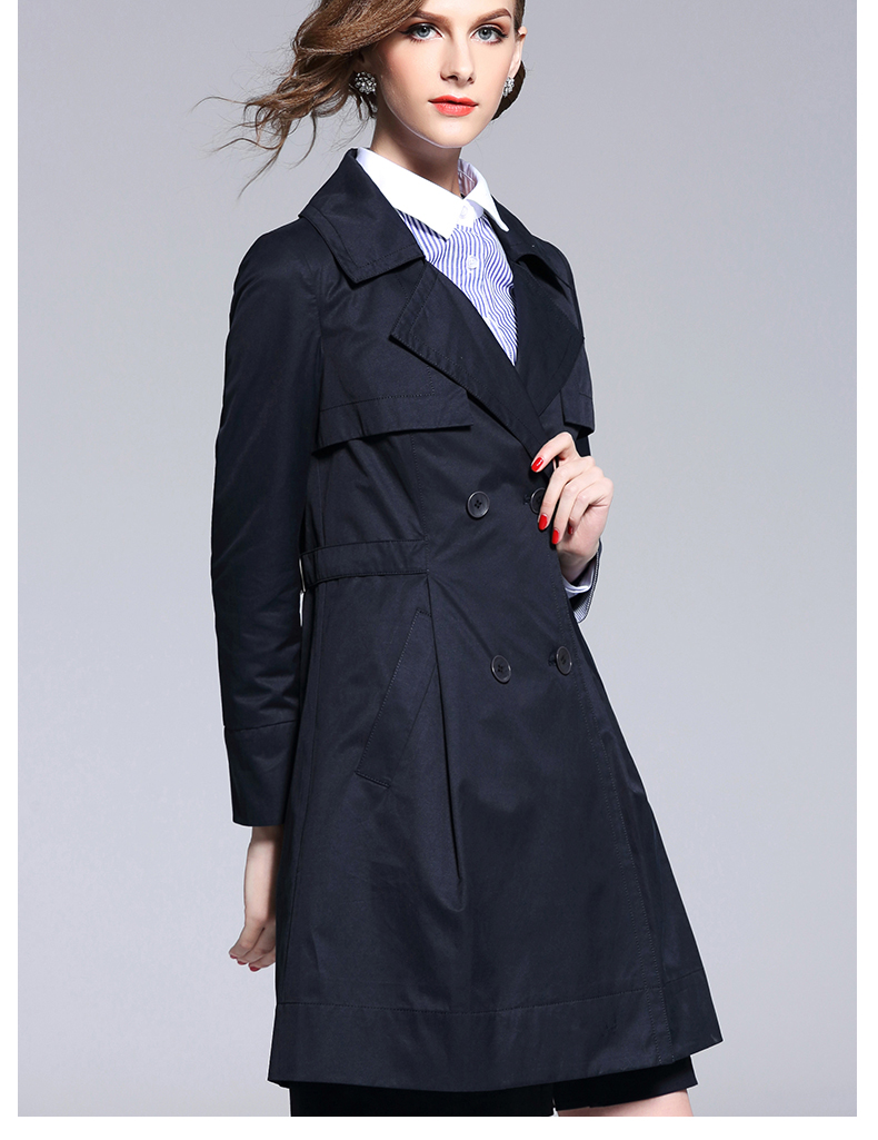 Trench pour femme      en Coton - Ref 3226528 Image 17