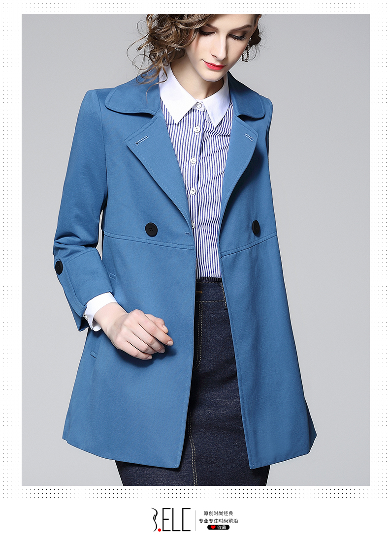 Trench pour femme      en Coton - Ref 3227961 Image 7