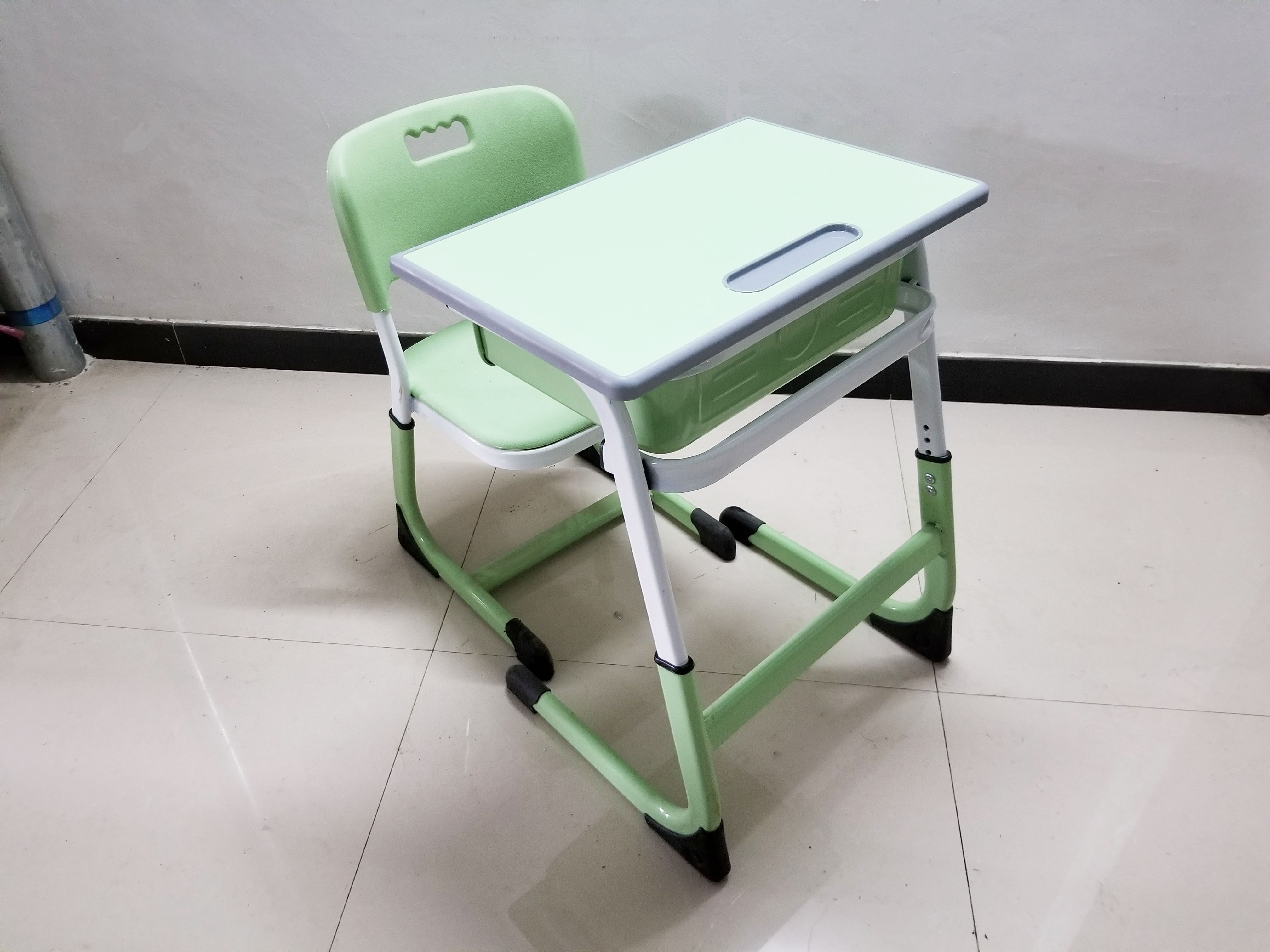Desk and chair tutoring class for primary and secondary school students Training desk chair children can lift the learning table set school writing desk