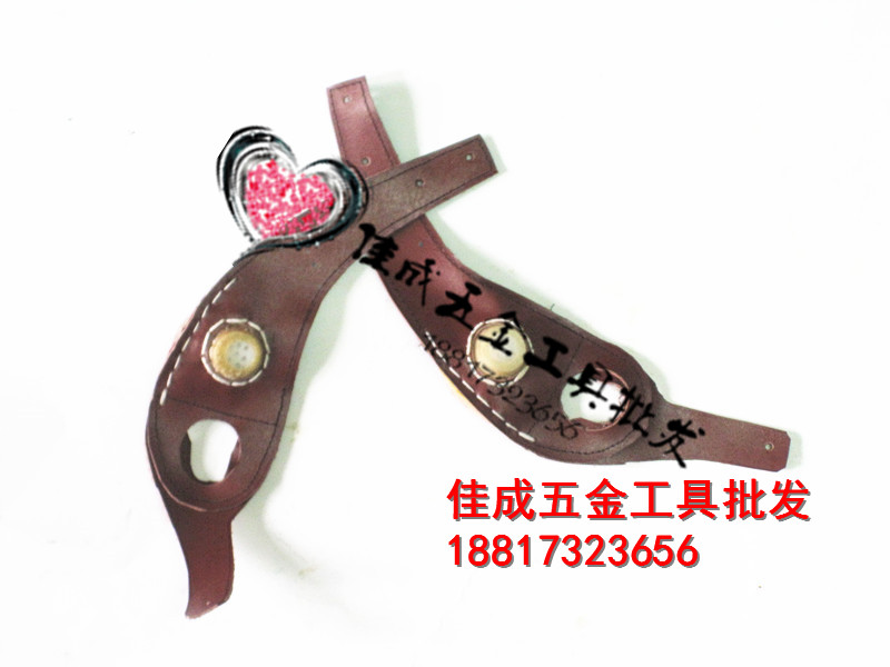 Special leather palm thimble leather thimble cable gloves Sail cable thimble leather right thimble leather palm