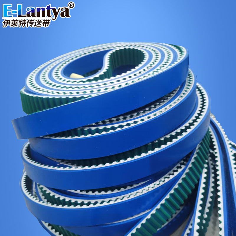 High temperature silicone synchronous belt transmission belt can be processed grey white blue silicone anti - stick conveyor belt