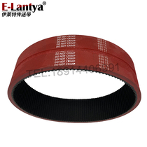 Pull wire machine Multi-ditch wedge Exfoliating machine traction belt T5-650 synchronous belt plus red rubber notched wire abrasion resistant rubber