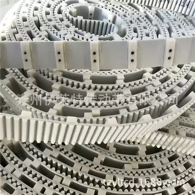 Customized stop timing belt and baffle nut screw fixing workpiece polyurethane steel wire belt punching mounting accessories