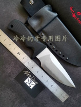 American MADDOG mad dog poison frog VVTL handmade high hardness outdoor military fan burning blade small straight knife