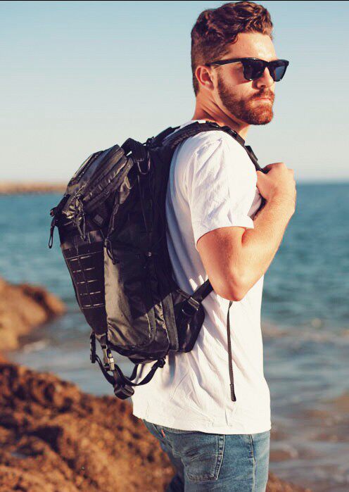 MAGFORCE 0543 lightweight 18-inch black beetle tactical backpack vinyl version spot