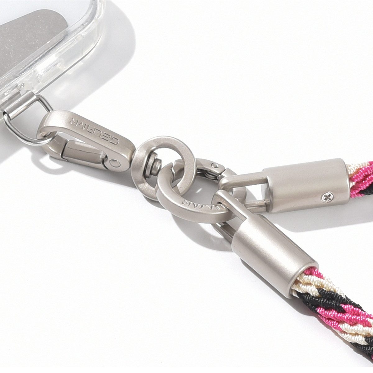 Geuamn and Dream Short Phone Lanyard Keychain 7mm Multifunctional Phone Chain Rope with Hanging Piece Wrist Strap