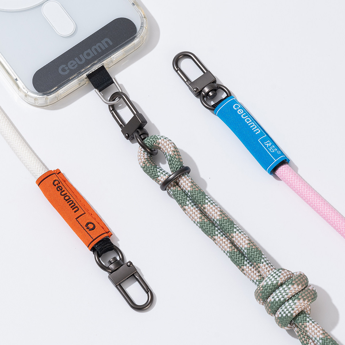 Geuamn and Dream Mobile Phone Lanyard Can Be Worn Cross-Body with a Double-Ended Hook, Adjustable Length, Outdoor Anti-Loss