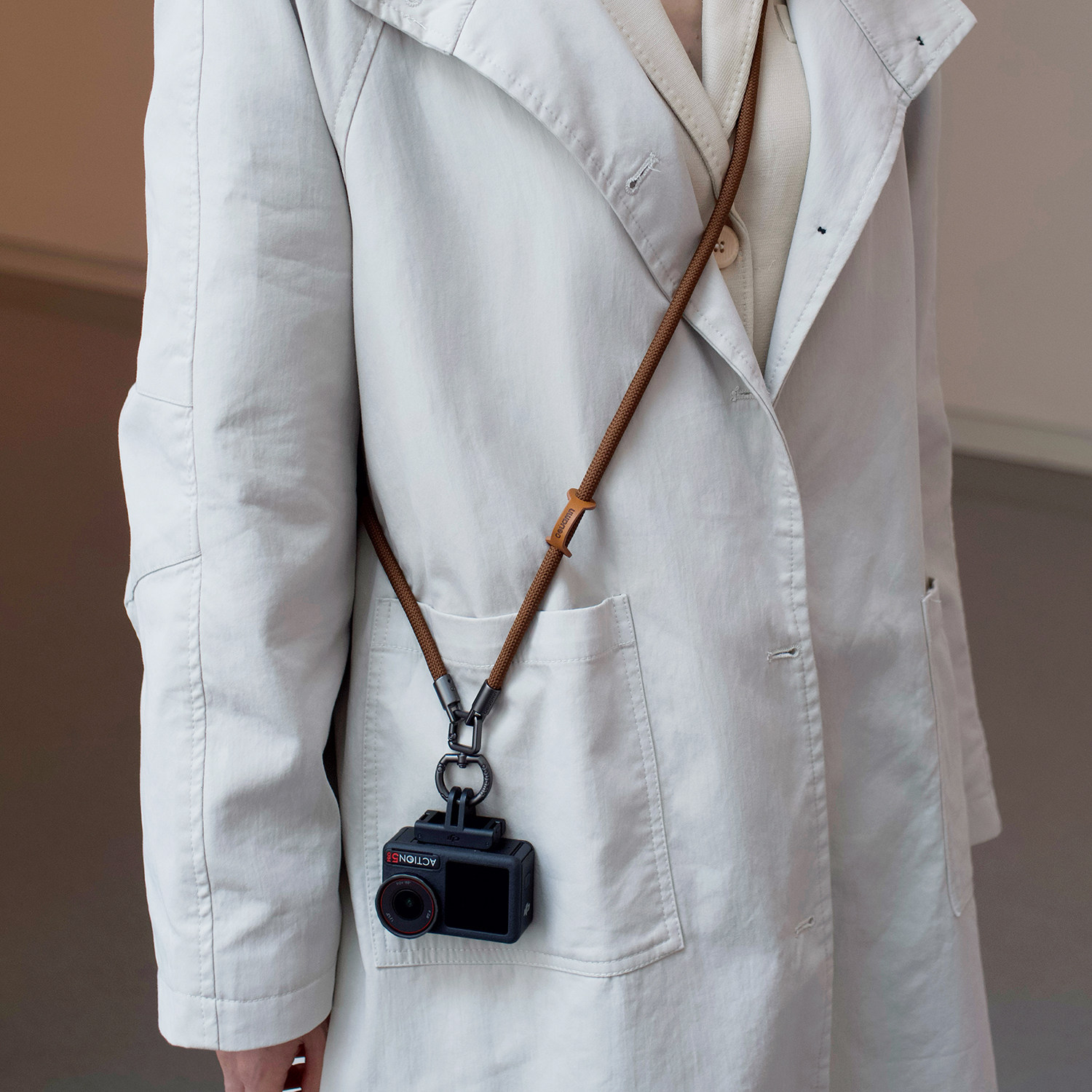 Suitable for Dji Action 5 Pro Neck Strap Crossbody Lanyard, Dji Adjustable Nano Quick-Release Anti-Loss Strap Accessory 4/6