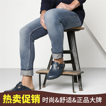 (Classic color cowhide) BIRKENSTOCK cork slippers for men and women unisex toe slippers Boston