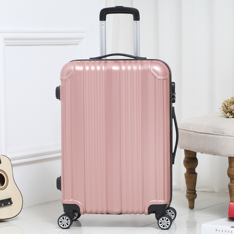 Gương phổ quát bánh xe đẩy trường hợp hành lý lên máy bay hành lý hộp nam và nữ hộp cứng thủy sinh 20 inch 24 inch vali cao cấp
