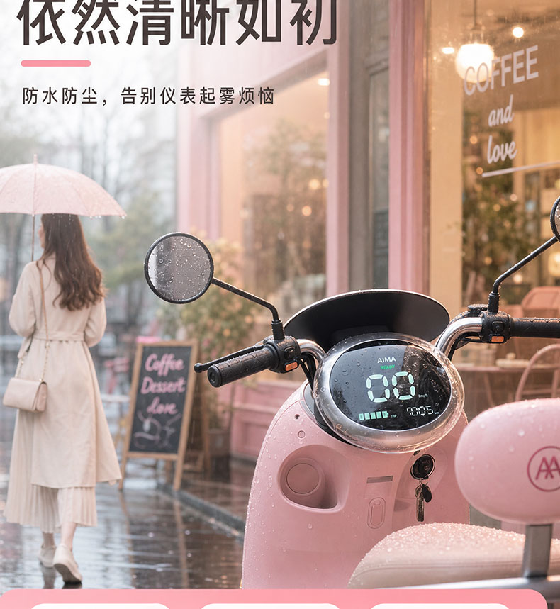 Suitable for Aima Luna Pro/2024Air/Wb30 Instrument Housing Electric Vehicle High-Definition Transparent Instrument Protective Cover