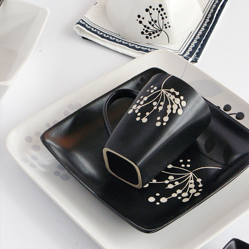 European-style creative ceramic tableware Western dish plate steak household plate pasta pasta dish breakfast plate