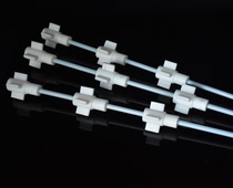 Customized PTFE stirring rod double-layer propeller three-blade four-blade tetrafluoride stirring rod