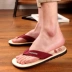 Dép xỏ ngón nam mùa hè đi giày dép nam sandal nam Việt Nam sandal nam triều kéo dép da nam cao cấp Dép