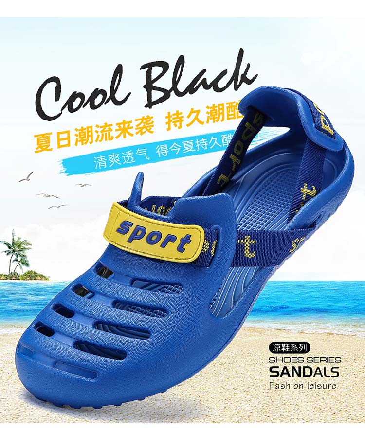 Dép nam mùa hè 2018 mới mới dép quai hậu adidas