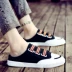 Dép nửa nam trượt mùa hè giày lười vải thoáng mát sandal nam đẹp Dép