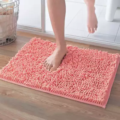 Chenille bathroom absorbent kitchen door foot foyer home indoor absorbent non-slip mat