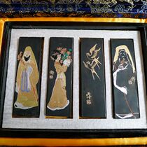 Cheng Shifa famous painter ancient method oil smoke ink (old Hu Kaiwen emblem gift box ink stick ink stick ink block)