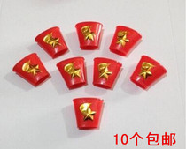 Red scarf buckle Primary School red scarf buckle free knot red scarf clip fast and easy to wear
