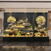 Large Water Curtain Wall Water Screen Xuanguan Living Room Partition Office Landscape Entrance Garden Courtyard Fish Tank Pendulum