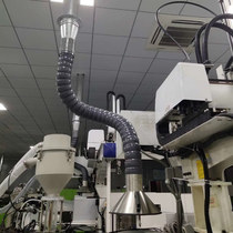 Industrial dust removal ventilation smoke exhaust pipe large diameter universal positioning bamboo joint smoking pipe exhaust gas treatment flexible suction arm