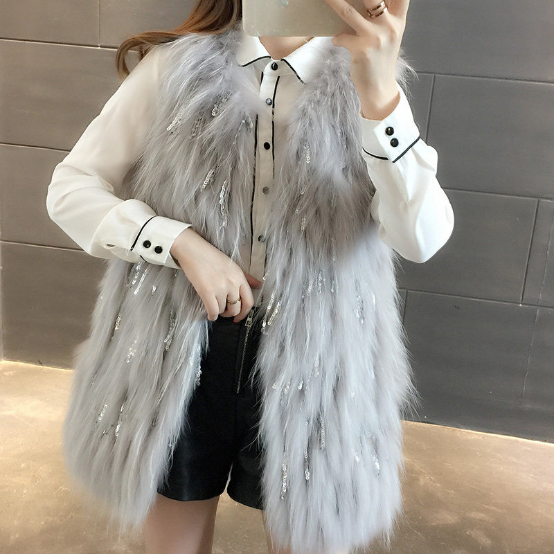 Manteau de fourrure femme - Ref 3174598 Image 5