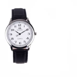 Электронная батарейка для часов для пожилых людей, мужские импортные кварцевые часы, ремень для влюбленных, стальной ремешок