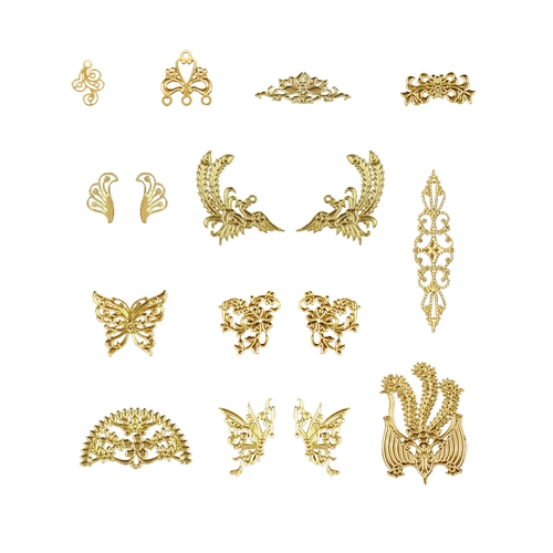 Кукла, медный аксессуар, маленькая игрушка для маникюра в форме цветка