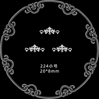 224 труба-серебро 5 шт.