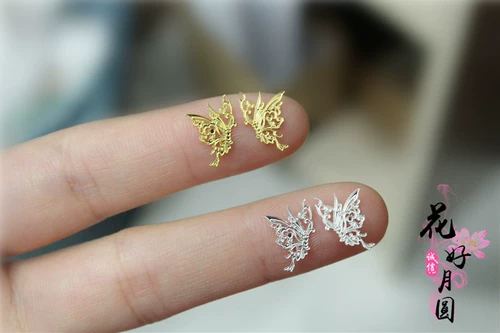 Кукла, медный аксессуар, маленькая игрушка для маникюра в форме цветка