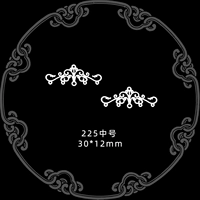 Серебро 225 средней пробы 2 шт.