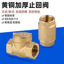 Dunan brand brass vertical check valve horizontal one-way valve water backflow preventer spring check valve 4 6 fen 1 inch